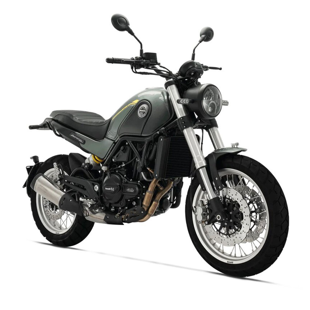 Мотоцикл Benelli Leoncino 500 Trail (зеленый металлик)