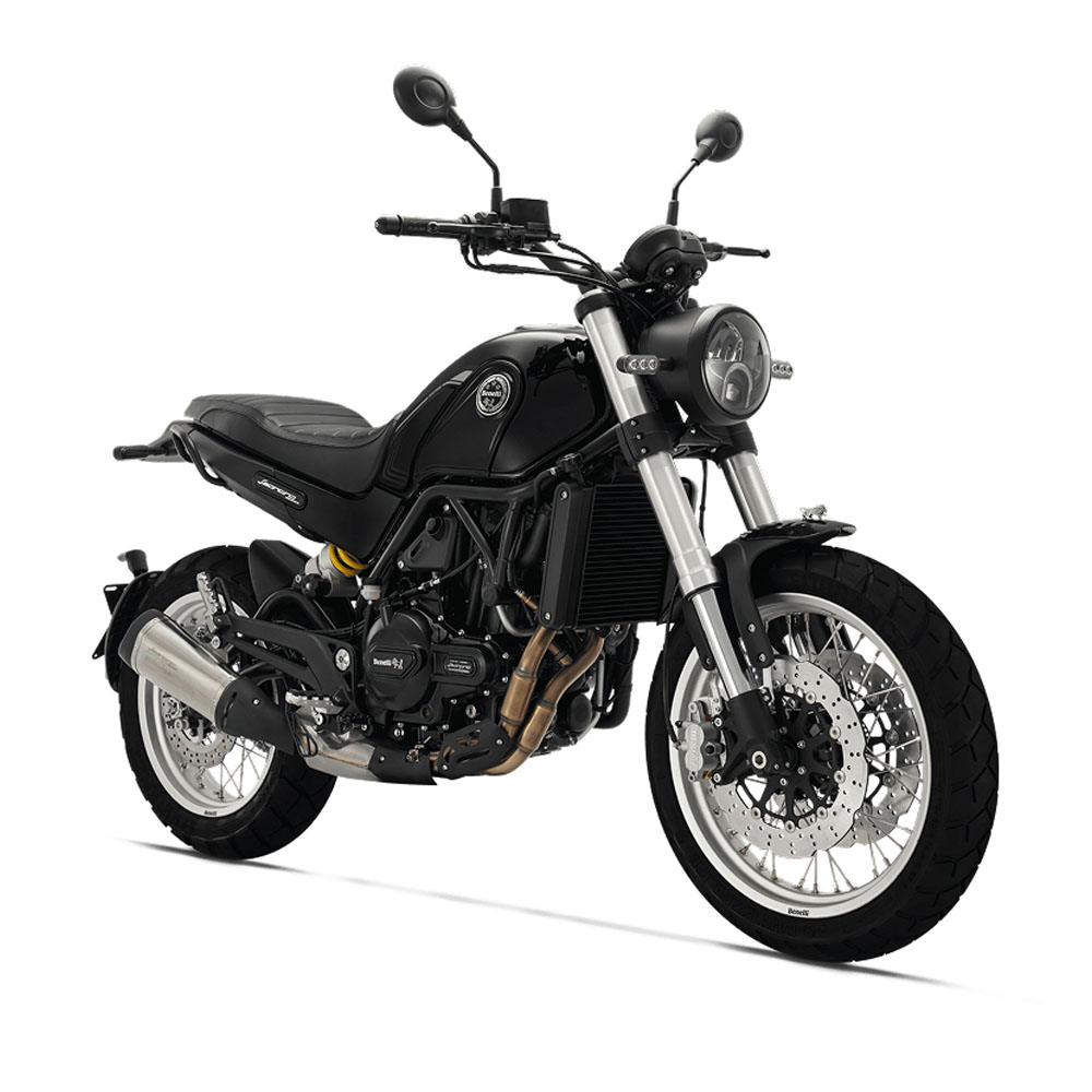Мотоцикл Benelli Leoncino 500 Trail (черный глянцевый)