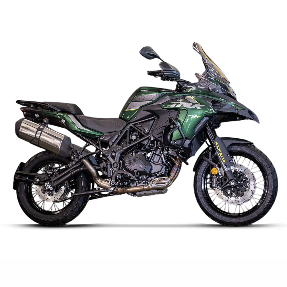 Мотоцикл Benelli TRK 502X (темно-зеленый глянцевый) 2026г.