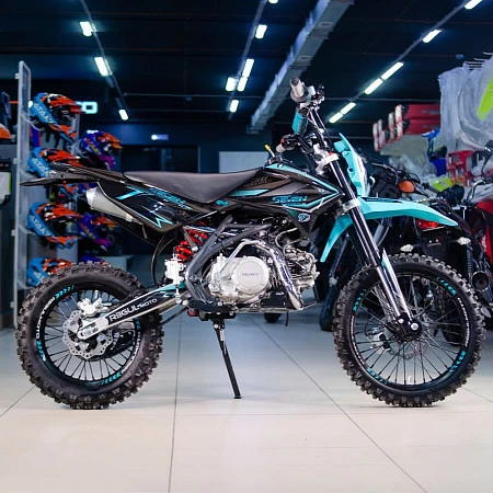 Питбайк Regulmoto SEVEN MEDALIST PRO 17/14 (Черный/синий, 201489-1)