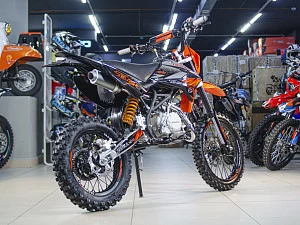 Питбайк Regulmoto SEVEN PRO 17/14 (Черный/оранжевый, 203299-1)