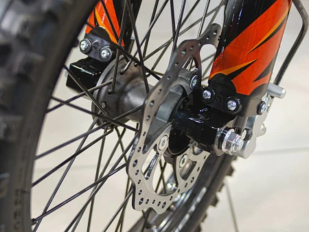 Питбайк Regulmoto SEVEN PRO 17/14 (Черный/оранжевый, 203299-1)