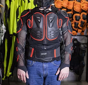 Защита тела (черепаха) ROCKOT Lite (черн/красн, M)