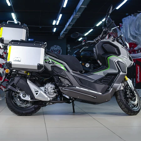Скутер Regulmoto XDV ADVENTURE 300CC 4T в комплекте с кофрами (LJ300T-18) EFI (Серый)