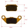 Колодки дискового тормоза (металлокерамика) ATV Cectek, Kazuma, Stels задние FA083  SM-PARTS